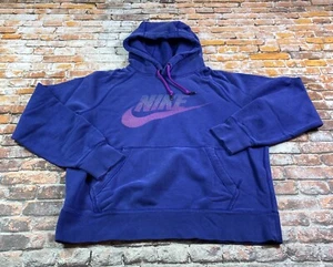 Nike Hoodie Erwachsene M Blau Pullover Sweatshirt Sport Outdoor Freizeit Herren - Bild 1 von 12