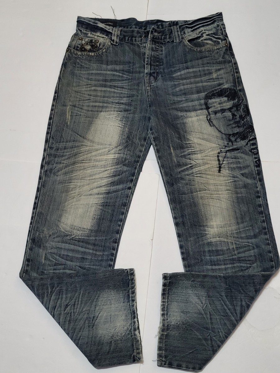 Dsquared2 Regular 36 Size Jeans for Men in 32 Inseam for