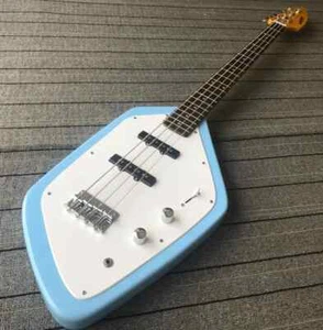 Rare 4 Strings 60s Vox Phantom IV Light Blue Electric Bass Guitar Solid Body, - Picture 1 of 5