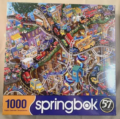 2020 Springbok Getting Away 1000 Piece Puzzle - New, Factory Sealed - Image 1 of 4