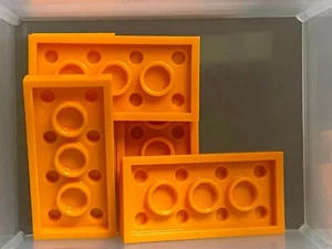 LEGO Parts - Orange Plate 2 x 4 - No 3020 - QTY 5 - Picture 1 of 1