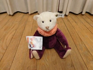 Vintage 12 Zoll Steiff Zirkus Dolly Teddybär lila Körper limitiert Mohair ALLE AUSWEIS - Bild 1 von 4