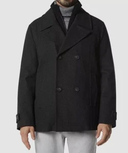 $295 Marc New York Men's Gray Danton Water Resistant Peacoat Coat Jacket Size M - Picture 1 of 3