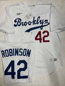 Brooklyn Dodgers JACKIE ROBINSON Baseball MLB maglia uomo taglia XL nuova Cooperstown - Foto 1 di 3
