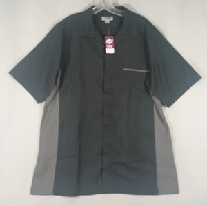 Edwards Short Sleeve NEW Medium (XL) Shirt Black Gray Moisture Wicking FAST Ship - Picture 1 of 18