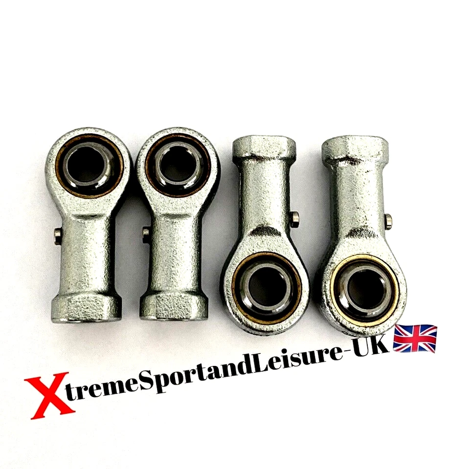 Paquete de 4 extremos de varilla de pista de rally de carreras de kart M5 para hembra - juntas de rosa vendedor del reino unido - Imagen 1 de 3