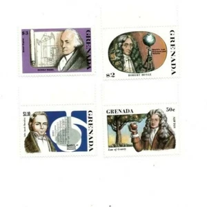 Grenada 1987 - Scientific Icons - Set Of 4 Stamps - Scott #1535-8 - MNH - Picture 1 of 1