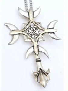 Goetia Cross Pendant Necklace Boxed, Forbidden Gothic Magical Demonic Fantasy - Picture 1 of 2