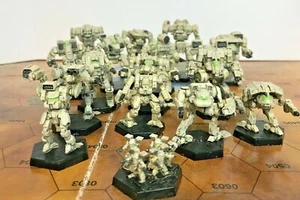 Battletech Miniatures - 17x Clan Omnis and Battle Armor MWO style - CGL Scale - Picture 1 of 9