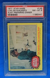 1977 TOPPS STAR WARS # 146 Luke's Aunt Preparing Dinner PSA 8 NM-MT # 11680447 - Picture 1 of 2