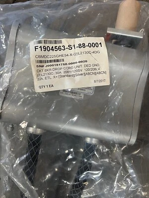 STAR LINE STARLINE BUSWAY TAP BOX CBMDC225GHE94-3'-(2)L2130C-4DG MAX AMPS: 30