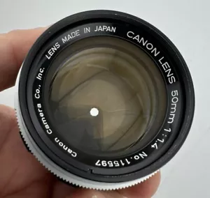Canon Rangefinder 50mm f/1.4 ltm l39 Exc+++ Leica 115597 Clean!! - Picture 1 of 16