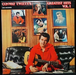 Conway Twitty 🎵Greatest Hits Vol 1🎵 Lp Vinyl Album MCA-2345 Country Ultrasonic - Picture 1 of 3