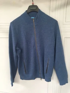 Suéter Fitz para hombre J McLaughlin en azul brezo talla XL - Imagen 1 de 7