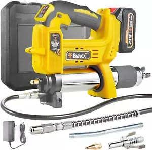 Pistola de engrase alimentada por batería con manguera de 40" de largo 12.000 PSI inalámbrica eléctrica - Imagen 1 de 6
