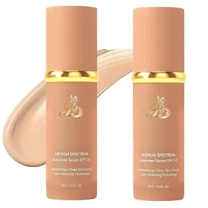 Bio 4 In 1 Foundation Liquid, Hydrating Medium Concealer & SPF 50+ Longwearing - Picture 1 of 13