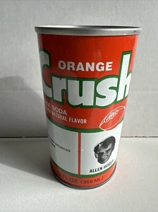 ORANGE CRUSH CAN Denver Broncos Entrenador ALLEN HURST (Vacío Sin Agujeros) Raro - Imagen 1 de 8