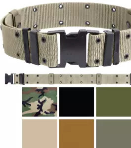 Cinturón de pistola estilo militar táctico de liberación rápida cinturón de tela que elijas - Imagen 1 de 30