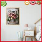 Flower On Chair Oil Paint By Numbers Kit Frameless Drawing Picture Wall Decor