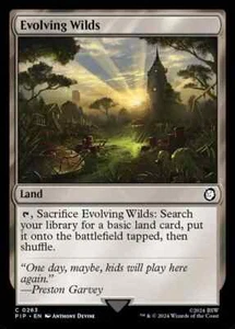 Evolving Wilds C MTG Commander: Final Fantasy M/NM, English - Picture 1 of 1