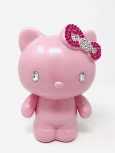 HELLO KITTY SANRIO PINK COIN BANK 2009 35TH ANNIVERSARY SHIMMER Ribbon Bow - Picture 1 of 7