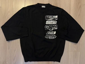 Dior Archives Labels Sweater black sz M - Picture 1 of 2
