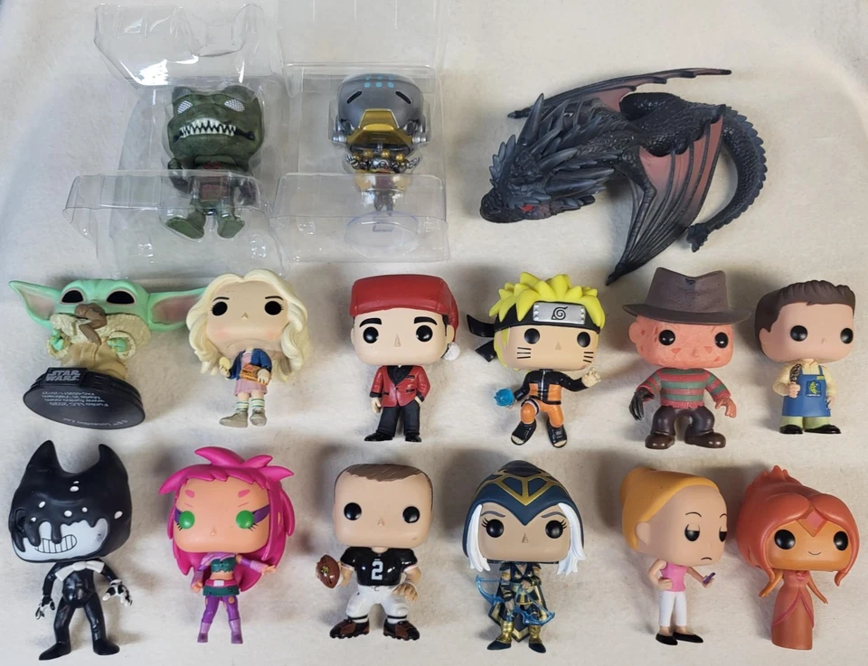Funko Pop x 15 Game of Thrones Mandalorian Stranger Things Naruto Freddy Krueger — 第 1/1 张图片