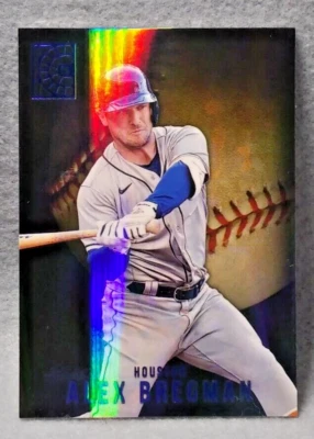 Alex Bregman, 2022 Panini Capstone Baseball Blue Parallel #68 - Astros - Image 1 of 2