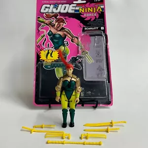 1992 Scarlett G.I. Joe Ninja Force 100% komplett mit Cardback - Bild 1 von 8