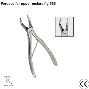 Chirurgische Instrumente Zahnzange für Kinder Upper Molars fig.563 Laboratory CE - Bild 1 von 3
