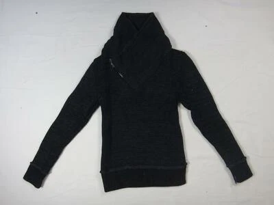 56981 Herren Pullover Hoddy langarm Stoff Merish Modell 564 Gr. S schwarz - Bild 1 von 4