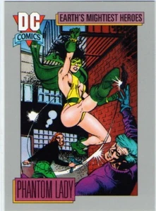 PHANTOM LADY (DC Comics Cosmic Series 1, 1992 Impel) [NEAR MINT+] Card #70 - Picture 1 of 2
