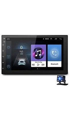 ACAMPTAR 7 Pollici Android8.1 2 Din Auto DVD Car Multimedia Radio WiFi Internet - Immagine 1 di 4