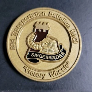 53D TRANSPORTATION BATTALION COMMANDER'S & COMMAND SERGEANT CHALLENGE COIN - Bild 1 von 2