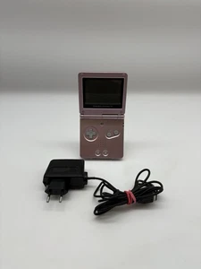 Nintendo Gameboy Advance SP - Consola portátil - Rosa - Cable de carga - Original - Imagen 1 de 7