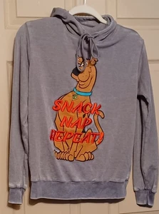 Scooby Doo bestickter leichter Hoodie SNACK NICKERCHEN WIEDERHOLUNG Kind Medium 7-9 - Bild 1 von 4