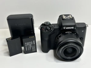 Canon EOS M50 24,1 megapixel fotocamera mirrorless - nero (kit con obiettivo STM 15-45 mm) - Foto 1 di 7