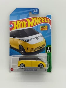 2023 Hot Wheels Volkswagen ID. Buzz Yellow/White – HW Green Speed #173/250 - Picture 1 of 1