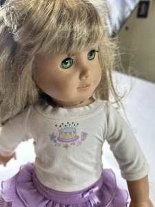 American Girl Puppe 18 Pleasant Company blonde Haare Pony grüne Augen - Bild 1 von 8