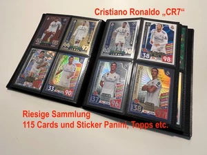 Cristiano Ronaldo Sammlung Lot Bulk Collection 115 Cards u. Sticker TOPPS PANINI - Bild 1 von 17