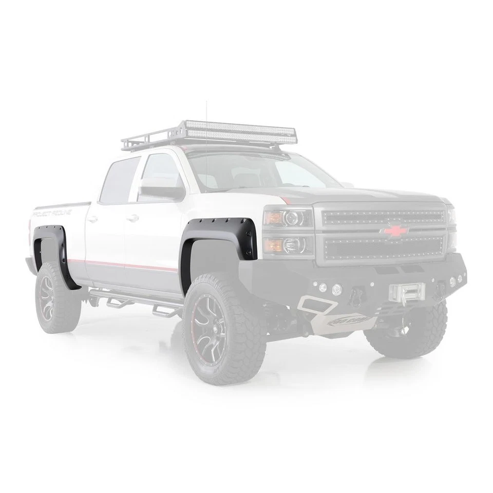 Guardabarros Smittybilt 17291-GBA M1 - negro para Chevy Silverado 1500 plataforma de 5,8' Foto 1 de 3