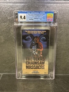 The Texas Chainsaw Massacre VHS 1986 Sealed !!! CGC 9.4 A - Picture 1 of 4