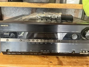 Onkyo TX-SR605 AV receiver 7.1 Home Cinema Amplifier Amp Black - Picture 1 of 3