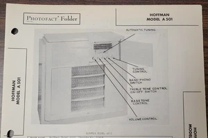 HOFFMAN MODEL A501 KOMBIPHONOGRAPH RADIOFOTOFACT - Bild 1 von 1