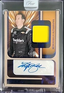 Kyle Busch 2025 Panini Turn Four NASCAR Race-Worn Fire Suit Auto Blue #47/49 - Picture 1 of 2