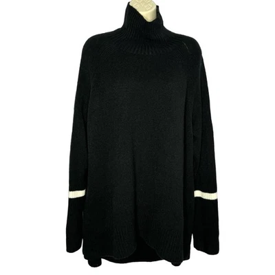 Halogen Cowl Neck Soft Flowy Pullover Wool Blend Sweater High Low Women's XL - Image 1 of 4