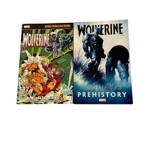 Marvel Wolverine Prehistory & Blood And Claws Epic Collection Graphic Novels - Picture 1 of 2