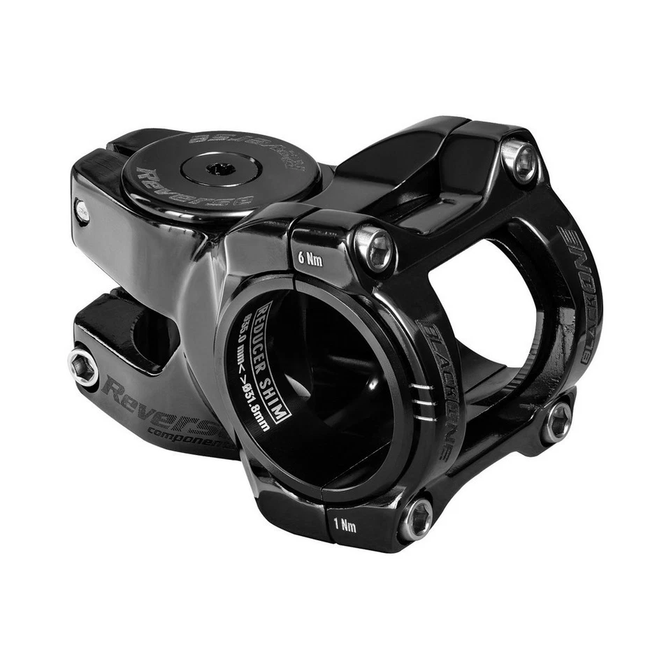 Bike Stem Black-One Screws Titanium d-2 35mm x 31,8 - 35mm Black 933000937 Re - Image 1 of 1