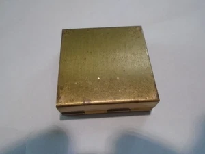 Vintage Messing kleine Pillendose 1 9/16 qm." von 1/2". Sehr gut. - Bild 1 von 11