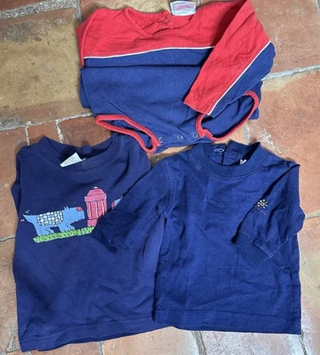 lot de 3 vêtements vintage Nord amérique  bébé  - Photo 1/4